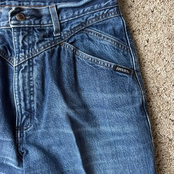Women’s vintage Rockies Rocky Mountain jeans size 15/16 x36 Preloved. Good cond - Picture 4 of 13